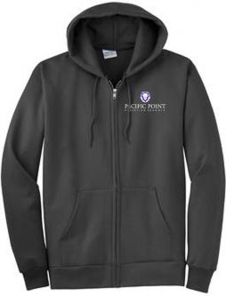 Ultimate Full-Zip Hooded Sweatshirt, Charcoal